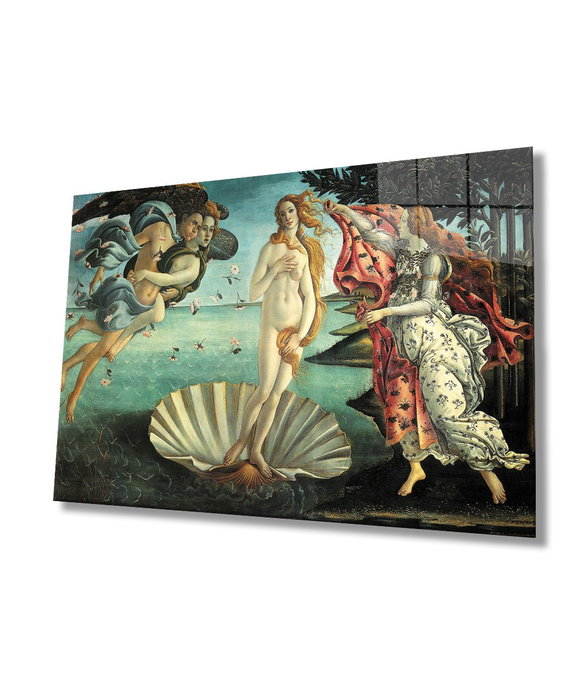 Wallity Pintura en Vidrio Templado Decorativo 90 x 60 cm Multicolor